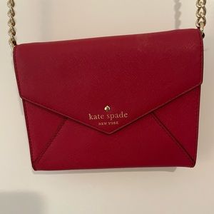 Red Kate Spade Envelope Crossbody